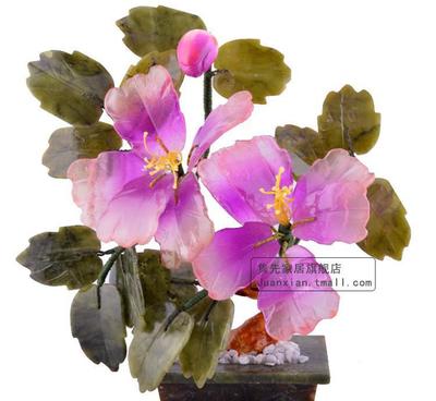 易水堂植物 以玉石為韻，裝點(diǎn)生活之美——探秘義烏小商品批發(fā)的天然玉石裝飾盆景